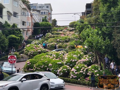 Lombard Street - San Francisco ©US BIKE TRAVEL™